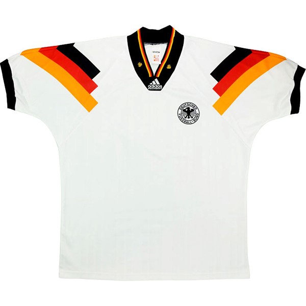 Tailandia Camiseta Alemania Primera equipo Retro 1992 1994 Blanco